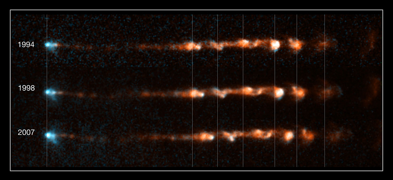 Herbig-Haro 34 or HH 34 is a signpost of star birth